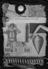 Fight or Flight: assemblage postcard by Frank Turek (thumbnail)
