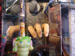 Charles the Rash' House of Horrors (1991) boxed assemblage artwork by Frank Turek